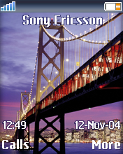 The Bridge - Тема с мостом на Sony Ericsson K750i