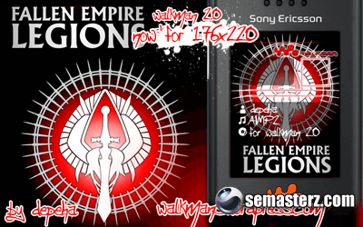 Fallen Empire: Legions walkman 2.0 скин для 240×320 & 176x220