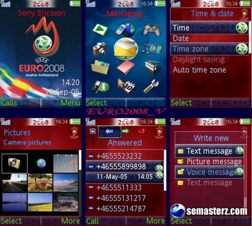 Euro 2008 - Тема 240x320