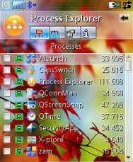 Process Explorer 1.10 (rus) - приложение для Sony Ericsson [UIQ 3]