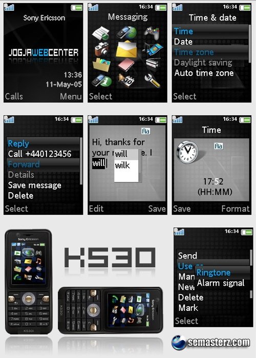 Jwc theme - Тема для Sony Ericsson [176x220]