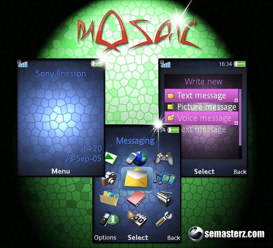 Mosaic - Тема для Sony Ericsson [240x320]