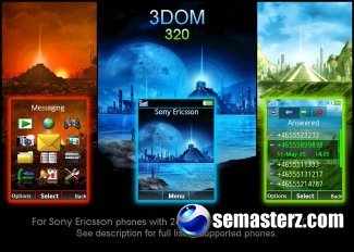 Theme 3DOM - Тема для Sony Ericsson [240x320]