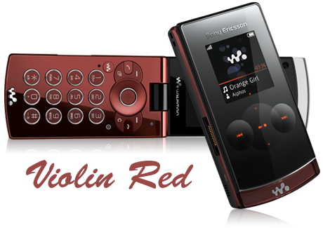 Sony Ericsson W980 Violin Red: скрипка в кармане
