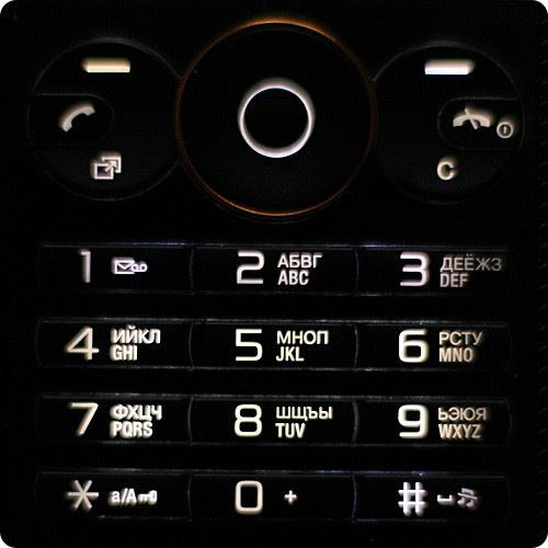 Подсветка клавиатуры Sony Ericsson W902