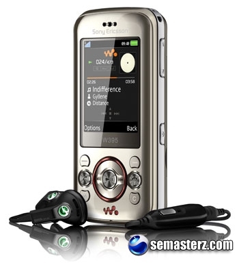 Музыкальный слайдер Sony Ericsson W395 Walkman - официально