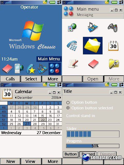 Windows_Classic - Тема для Sony Ericsson UIQ3