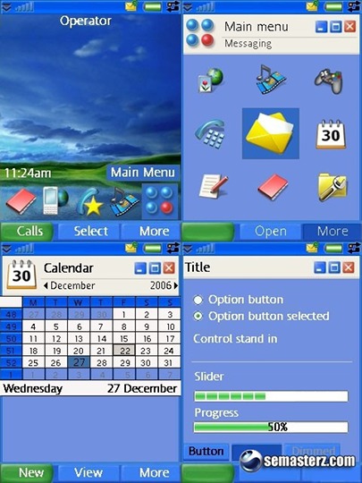 Windows XP - Тема для Sony Ericsson UIQ3