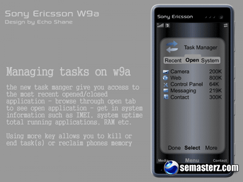 Sony Ericsson CS8 и W9a - новые концепты от пользователей esato