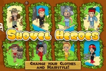 Shovel Heroes - занятная игра для Android