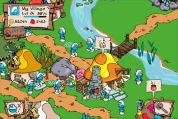 Smurfs Village - стройте деревню для Смурфиков
