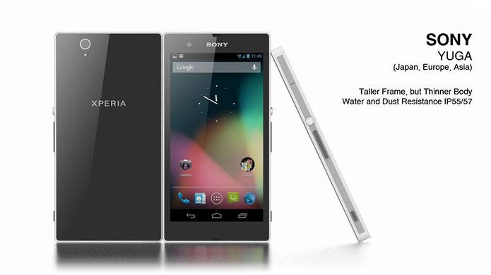 Sony Yuga получит название Xperia Z