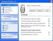 Программа Bluetooth PC Dialer 2.0