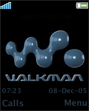 Walkman black edition animated theme