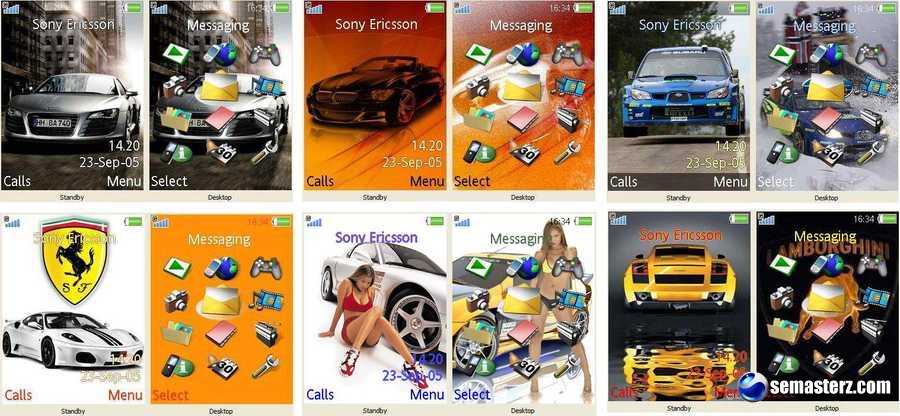 Классные автомобильные темы для Sony Ericsson (240x320) №1
