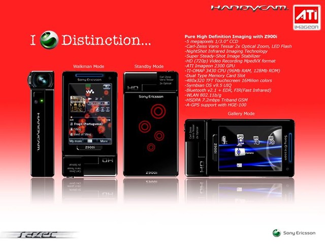 Концепт Sony Ericsson Z900i