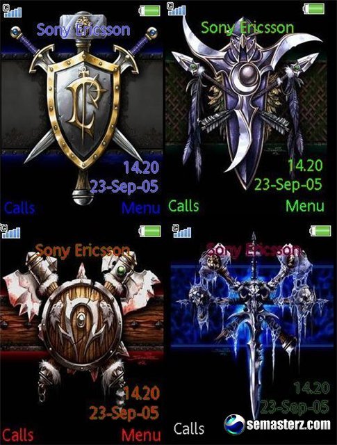 Warcraft темы для SonyEricsson (240x320)