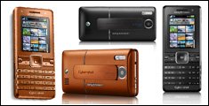Sony Ericsson K770i в бронзовом и черном корпусах
