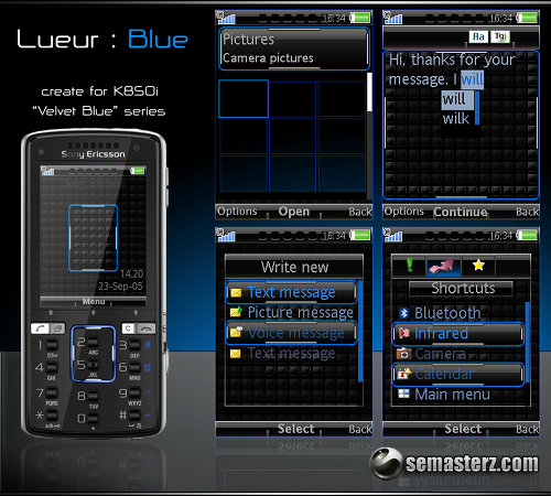 LUEUR Blue Theme