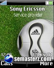 Тема Адидас на Sony Ericsson (176х220)