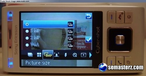 Первые фото 8.1-Мп камерафона от Sony Ericsson