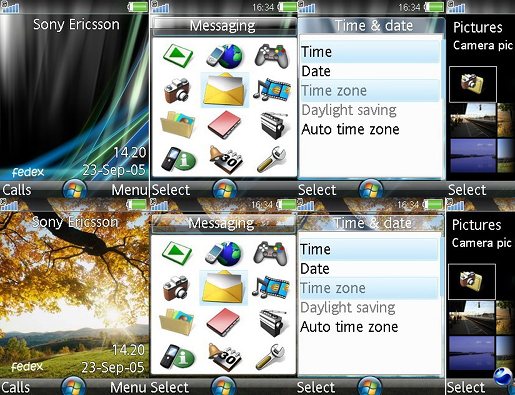 Vista - Темы для Sony Ericsson [240x320]