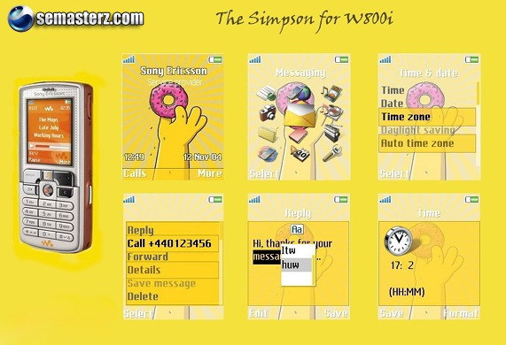 The Simpson - Тема для Sony Ericsson [176x220]