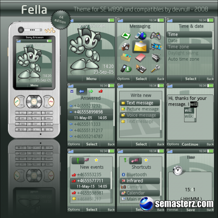 Fella - Тема для Sony Ericsson [240x320]