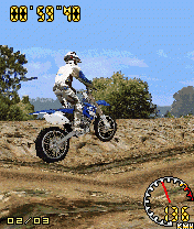 Motocross 3D - Java игра