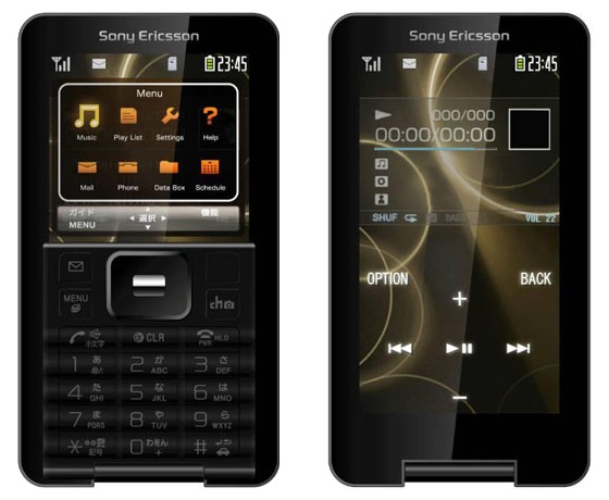 Sony Ericsson SO-01A – двухсторонний телефон