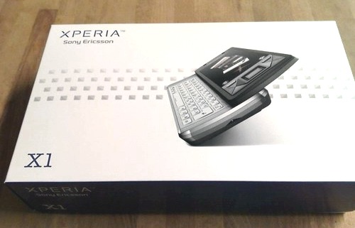 Распаковка Sony Ericsson XPERIA X1