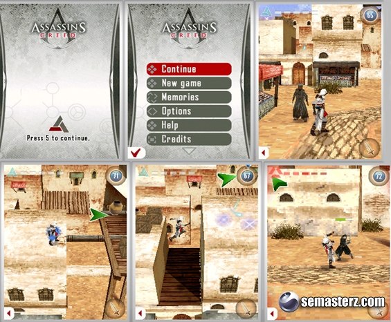 Assassins Creed 3D - игра для Sony Ericsson [UIQ 3]