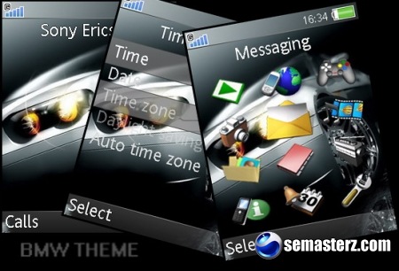 BMW theme- Тема для Sony Ericsson 240x320