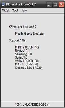 KEmulator Lite v0.9.7 - Эмулятор java-игр для Sony Ericsson