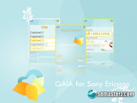 GAIA 08 - Тема для Sony Ericsson 176x220