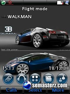 Bugatti_Le_Mans- Тема для Sony Ericsson UIQ3