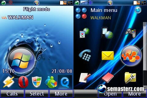 Vista - Тема для Sony Ericsson UIQ3