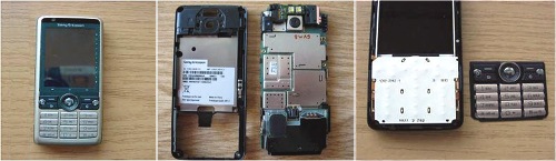 Разборка Sony Ericsson G700