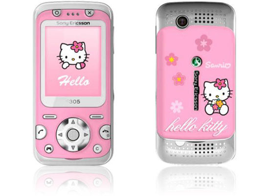 В марте выйдет Sony Ericsson F305 Hello Kitty Edition