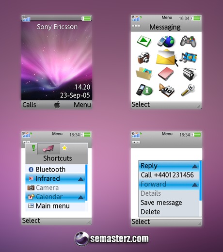 Mac OS 2 - Тема для Sony Ericsson 240x320