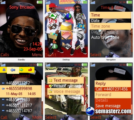 Lil Wayne - Тема для Sony Ericsson 240x320
