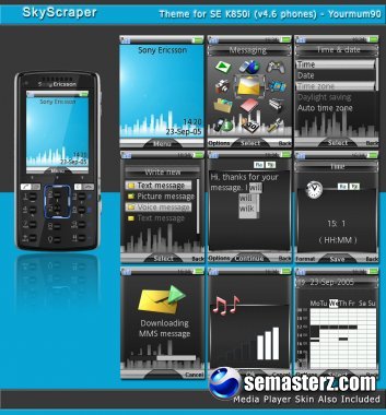 Sky Scraper - Тема для Sony Ericsson 240x320