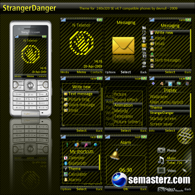 Stranger Danger - Тема для Sony Ericsson 240x320