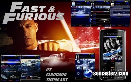 Fast & Furious - Тема для Sony Ericsson UIQ3