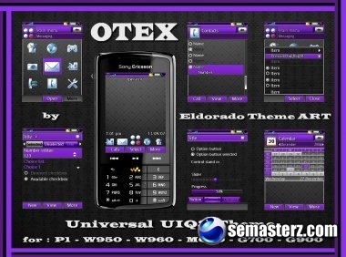 OTEX - Тема для Sony Ericsson UIQ3