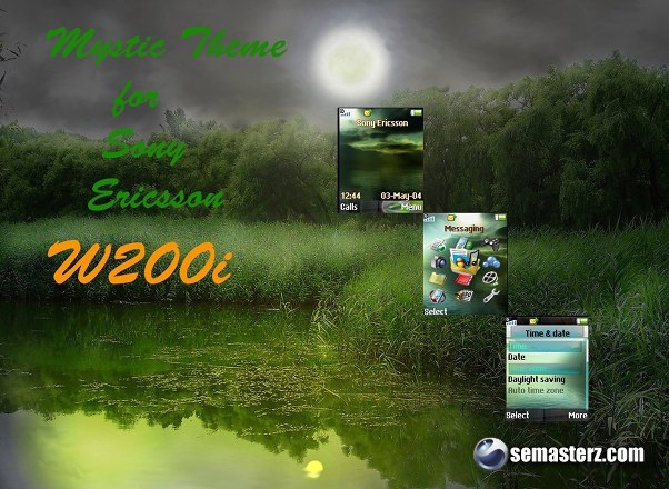 Mystic Theme - Тема для Sony Ericsson 128*160