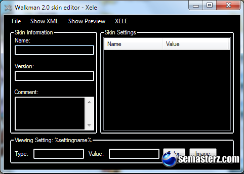 XELE - Walkman 2 Skin Editor