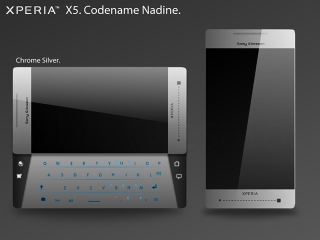 Концепт коммуникатора Sony Ericsson XPERIA X5 Nadine