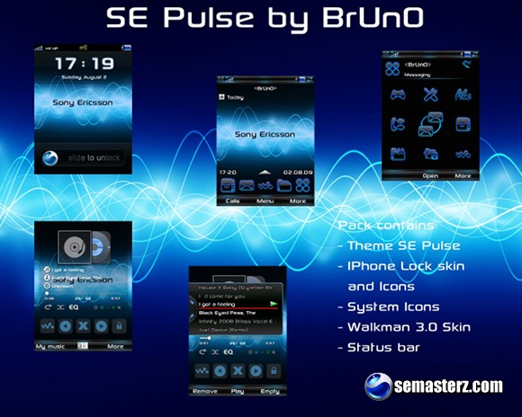 SE Pulse by BrUnO - Системная графика для [UIQ 3]