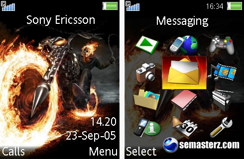 Ghost Rider - Тема для Sony Ericsson 240x320